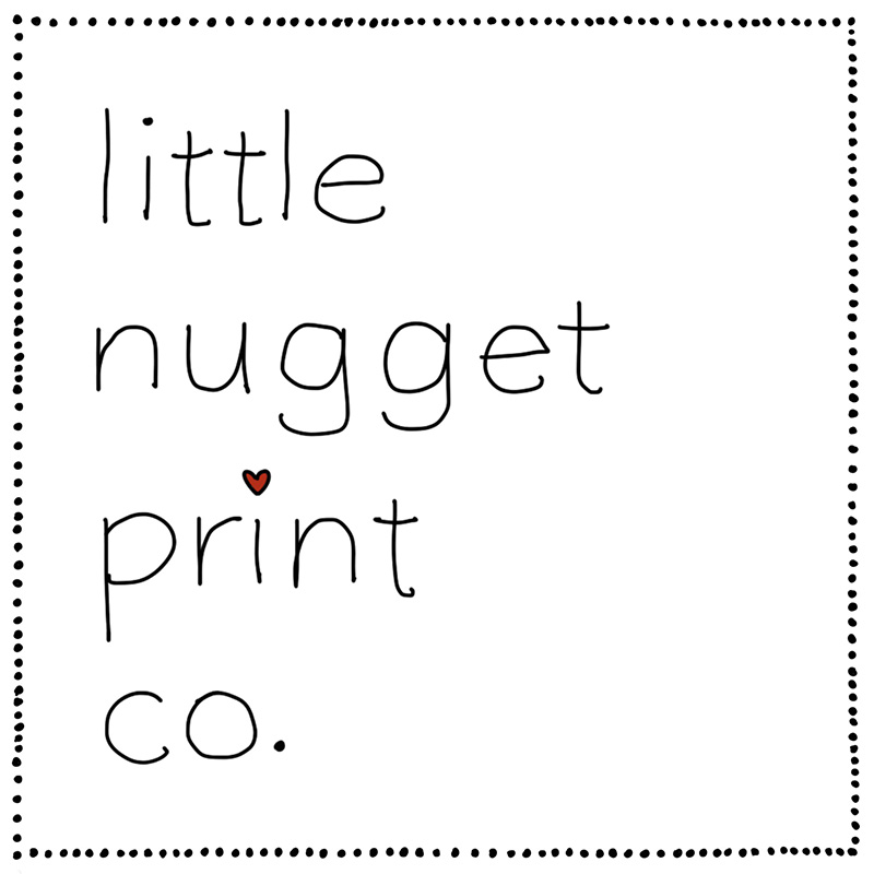 Little Nugget Print Co Logo